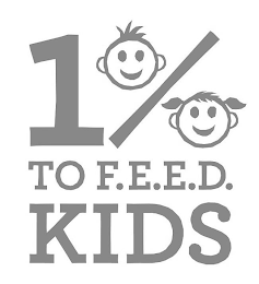 1% TO F.E.E.D. KIDS logo