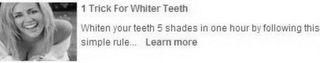 1 TRICK FOR WHITER TEETH WHITTEN YOUR TEETH 5 SHADES IN ONE HOUR BY FOLLOWING THIS SIMPLE RULE-LEARN MORE logo