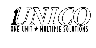 1 UNICO ONE UNIT MULTIPLE SOLUTIONS logo