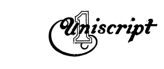 1 UNISCRIPT logo