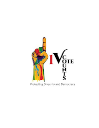 1 VOTE COUNTS PROTECTING DIVERSITY AND DEMOCRACY logo