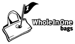 1 WHOLE IN ONE BAGS logo
