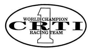 1 WORLD CHAMPION CRTI RACING TEAM logo