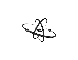 10^ 100 10^ logo
