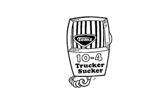 10-4 TRUCKER SUCKER logo