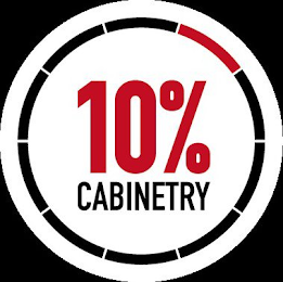 10% CABINETRY logo