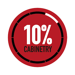 10% CABINETRY logo