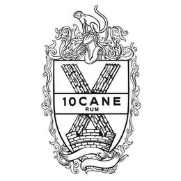 10 CANE RUM logo