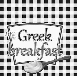 10% FAT GREEK BREAKFAST logo
