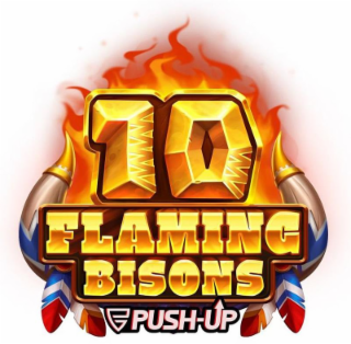 10 FLAMING BISONS PUSH-UP logo