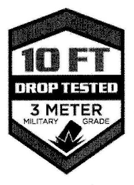 10 FT DROP TESTED 3 METER MILITARY GRADE logo