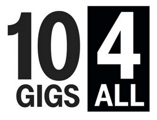 10 GIGS 4 ALL logo