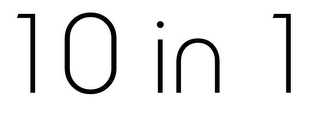 10 IN 1 logo
