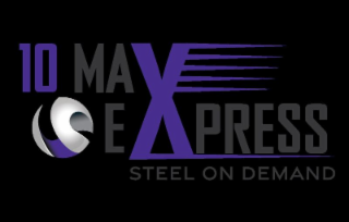 10 MAX EXPRESS STEEL ON DEMAND logo
