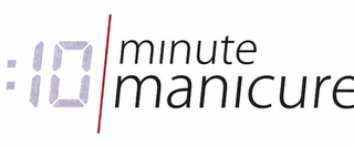 :10/ MINUTE MANICURE logo