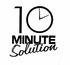 10 MINUTE SOLUTION logo