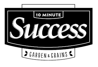 10 MINUTE SUCCESS GARDEN & GRAINS logo