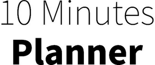 10 MINUTES PLANNER logo