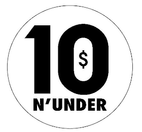 10$ N'UNDER logo