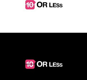 10 OR LESS 10 OR LESS logo