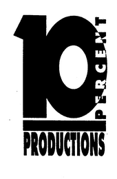 10 PERCENT PRODUCTIONS logo