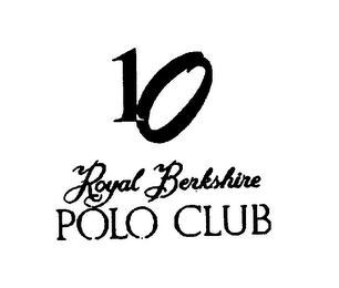 10 ROYAL BERKSHIRE POLO CLUB logo