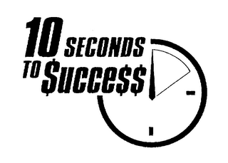 10 SECONDS TO $UCCE$$ logo
