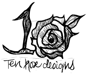 10 TEN ROSE DESIGNS logo