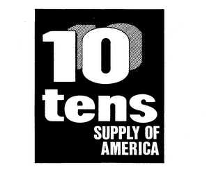 10 TENS SUPPLY OF AMERICA logo
