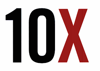 10 X logo