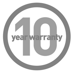 10 YEAR WARRANTY logo