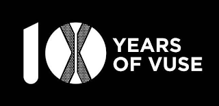 10 YEARS OF VUSE logo