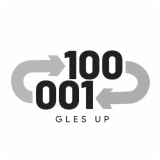 100 001 GLES UP logo