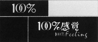 100% 100% FEELING logo