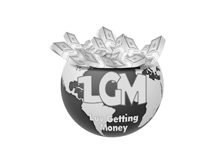 100 100,000 LGM LUV GETTING MONEY logo