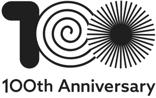 100 100TH ANNIVERSARY logo
