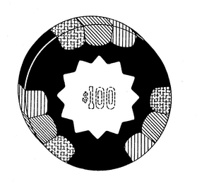 $100 logo