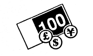 100 $ logo
