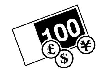100$ £ ¥ logo