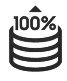 100% logo
