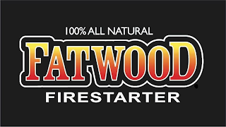 100% ALL NATURAL FATWOOD FIRESTARTER logo