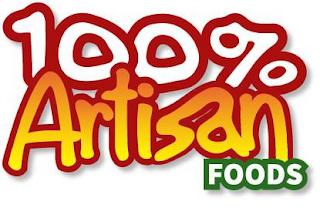 100% ARTISAN FOODS logo
