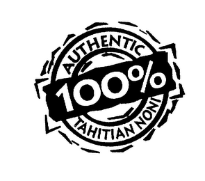 100% AUTHENTIC TAHITIAN NONI logo