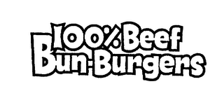 100% BEEF BUN-BURGERS