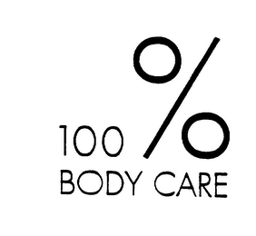 100 % BODY CARE logo