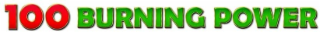 100 BURNING POWER logo
