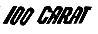 100 CARAT logo