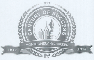 100 CENTURY OF SUCCESS 1912 MONTGOMERY MCCRACKEN 2012 logo