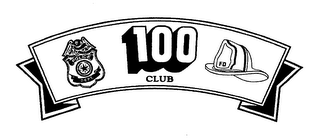 100 CLUB POLICE DEPT. FD logo