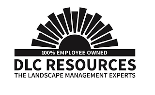 100% EMPLOYEE OWNED DLC RESOURCES THE LANDSCAPE MANAGEMENT EXPERTS logo